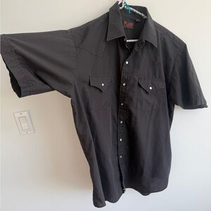 Vintage snap front western shirt
Black
Large IMO